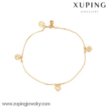73924-Xuping Jewelry Fashion Hot Sale Generous pulsera de mujer con 18 k chapado en oro